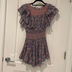 Love Shack Fancy mini floral dress size XS